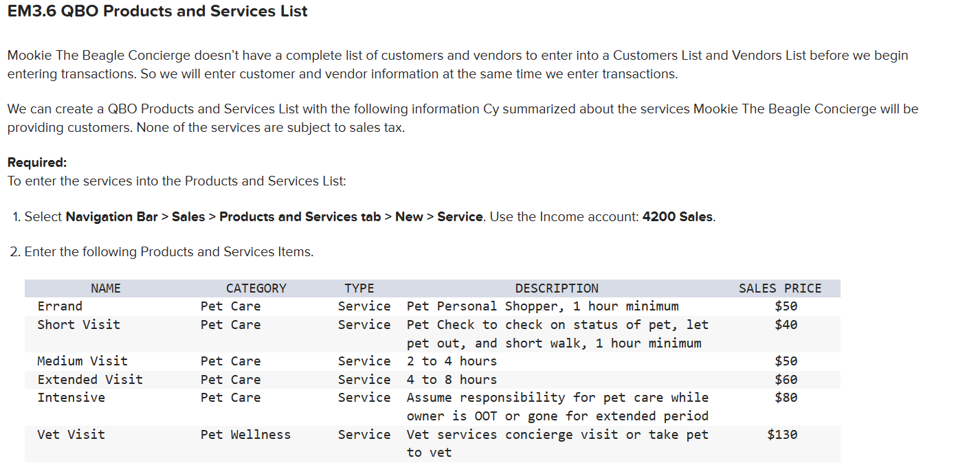 EM3.6 QBO Products and Services List Mookie The
