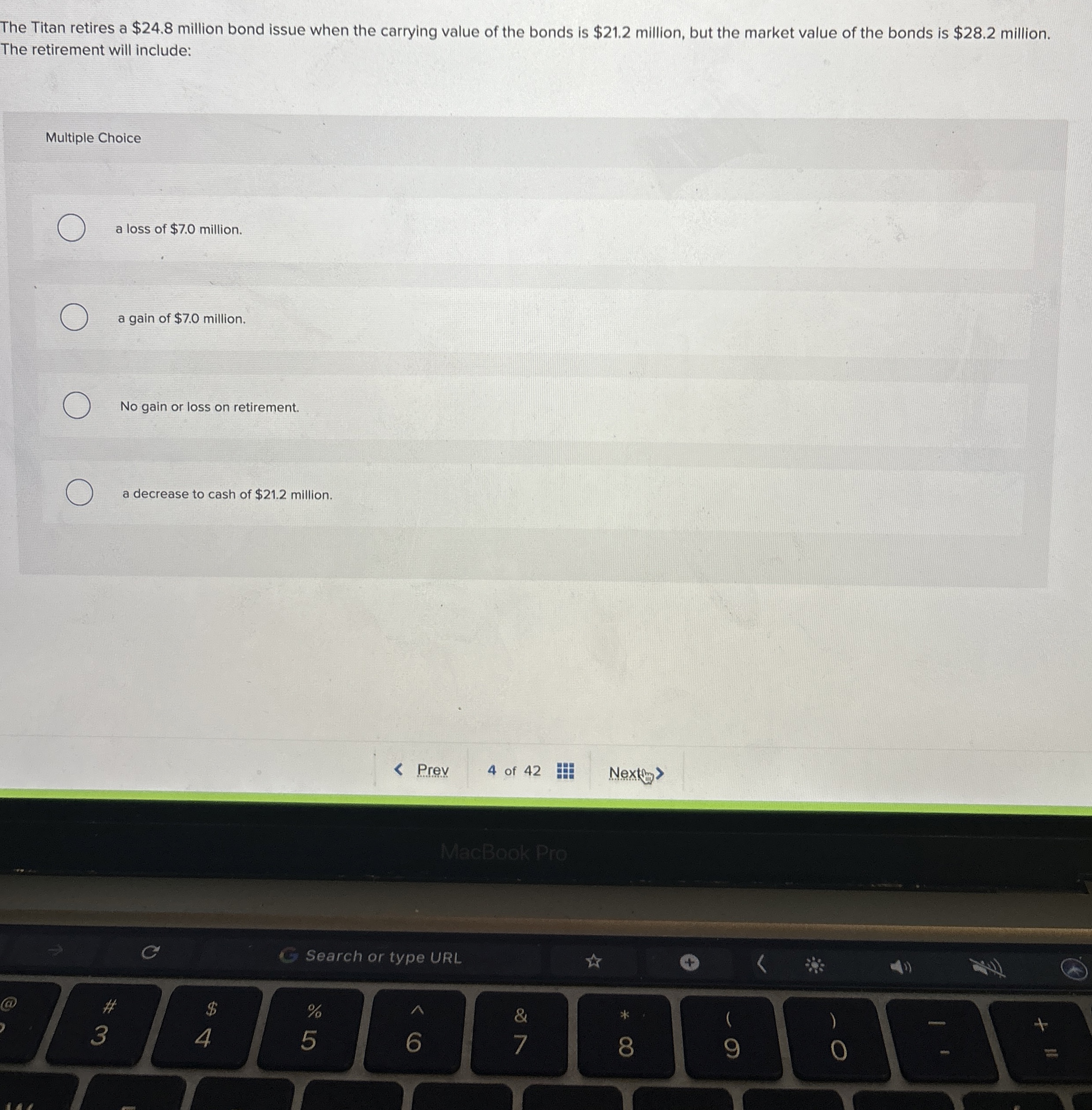 The Titan retires a $ 2 4 . 8 million bond issue