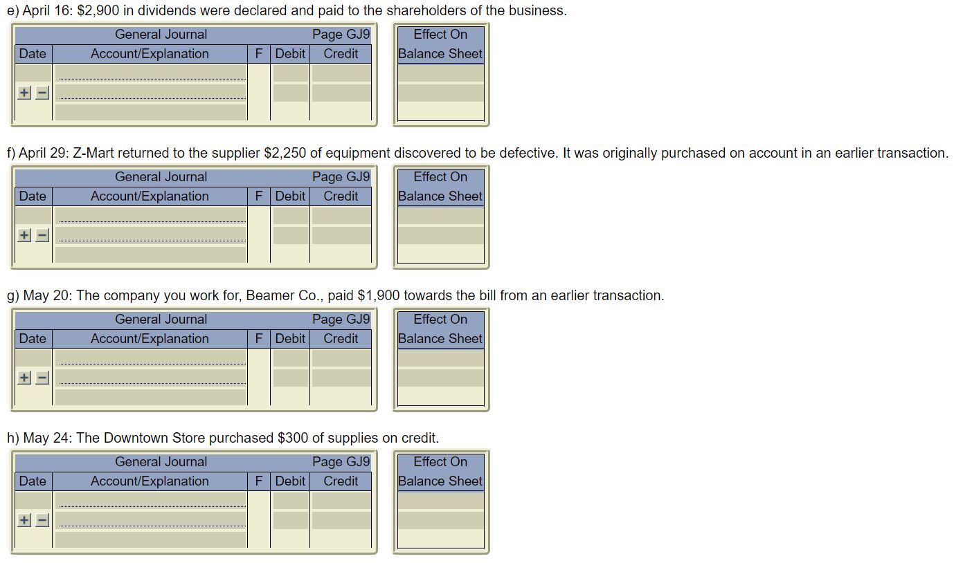Below are individual unrelated transactions from