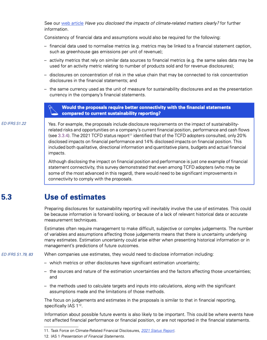 After reading this auditing ESG, what do you