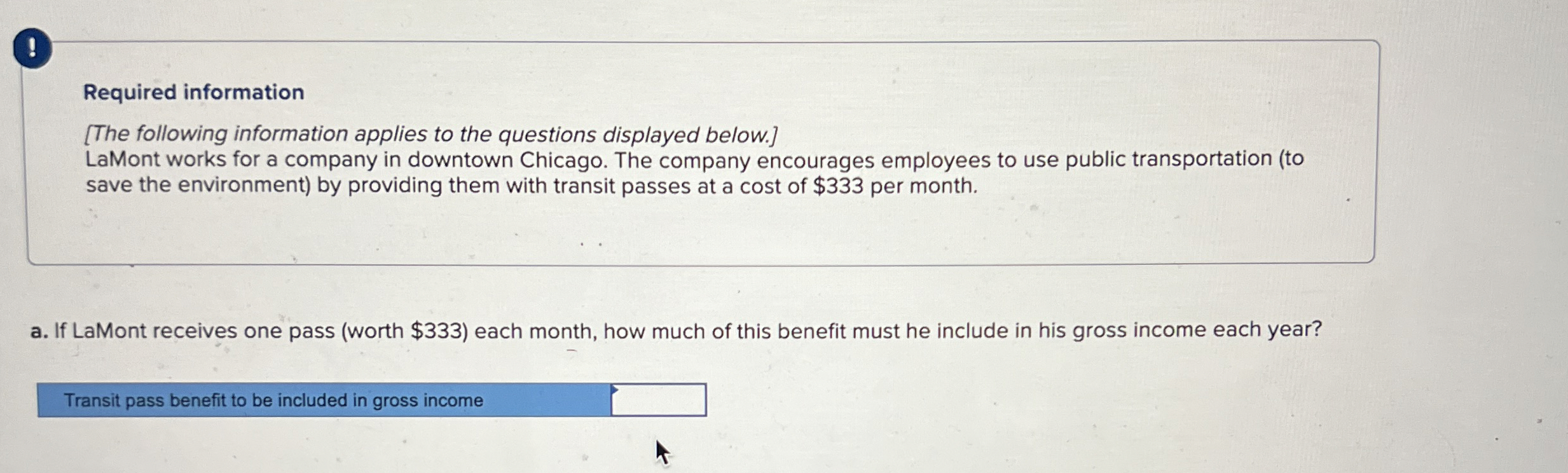 ! Required information [ The following