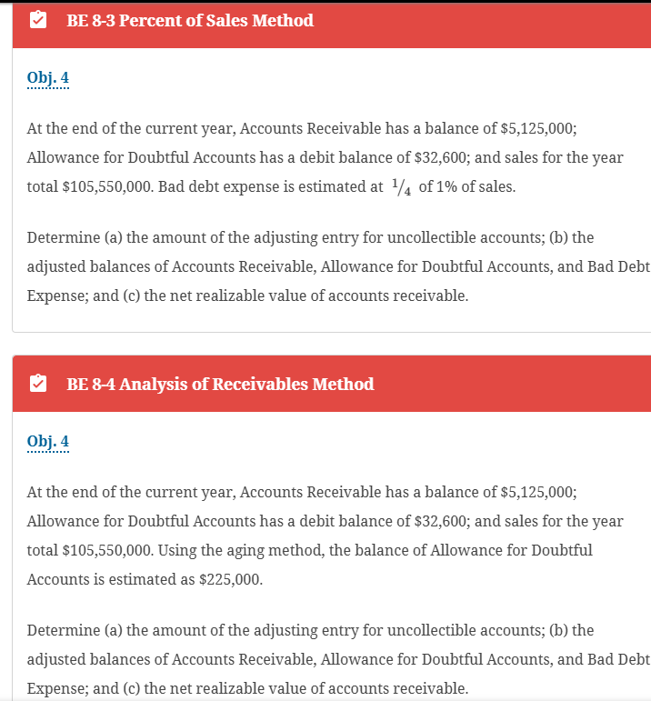 Obj. 4 At the end of the current year, Accounts