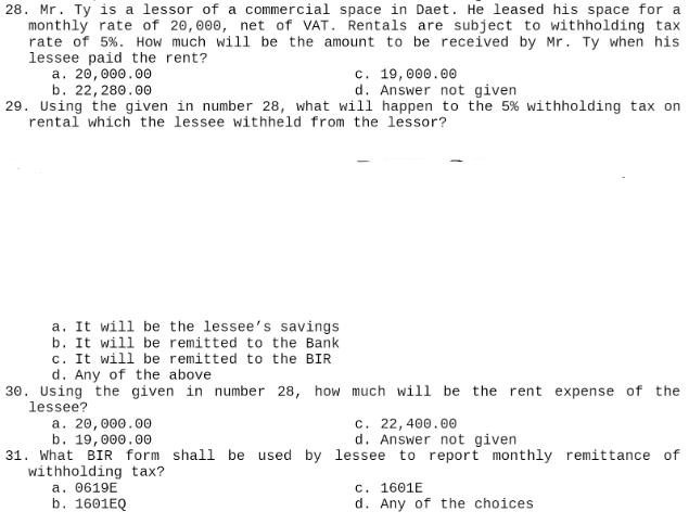 As per BIR Form 2316 or Certificate of