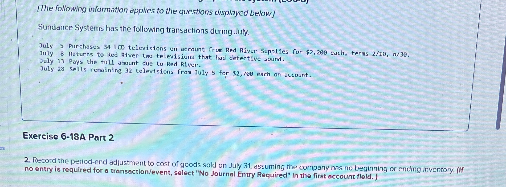 [The following information applies to the