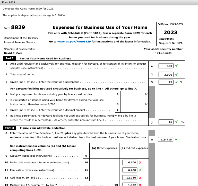 Note: This problem is for the 2 0 2 3 tax year.