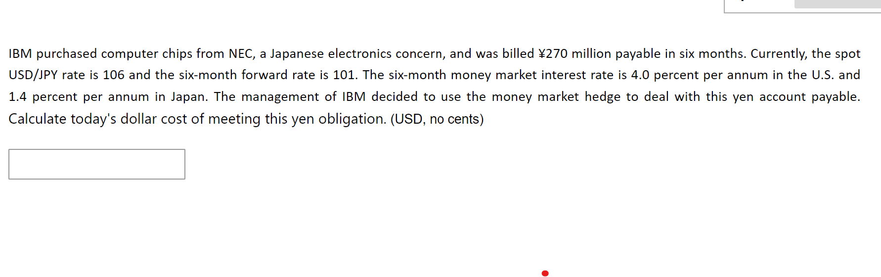IBM purchased computer chips from NEC, a Japanese