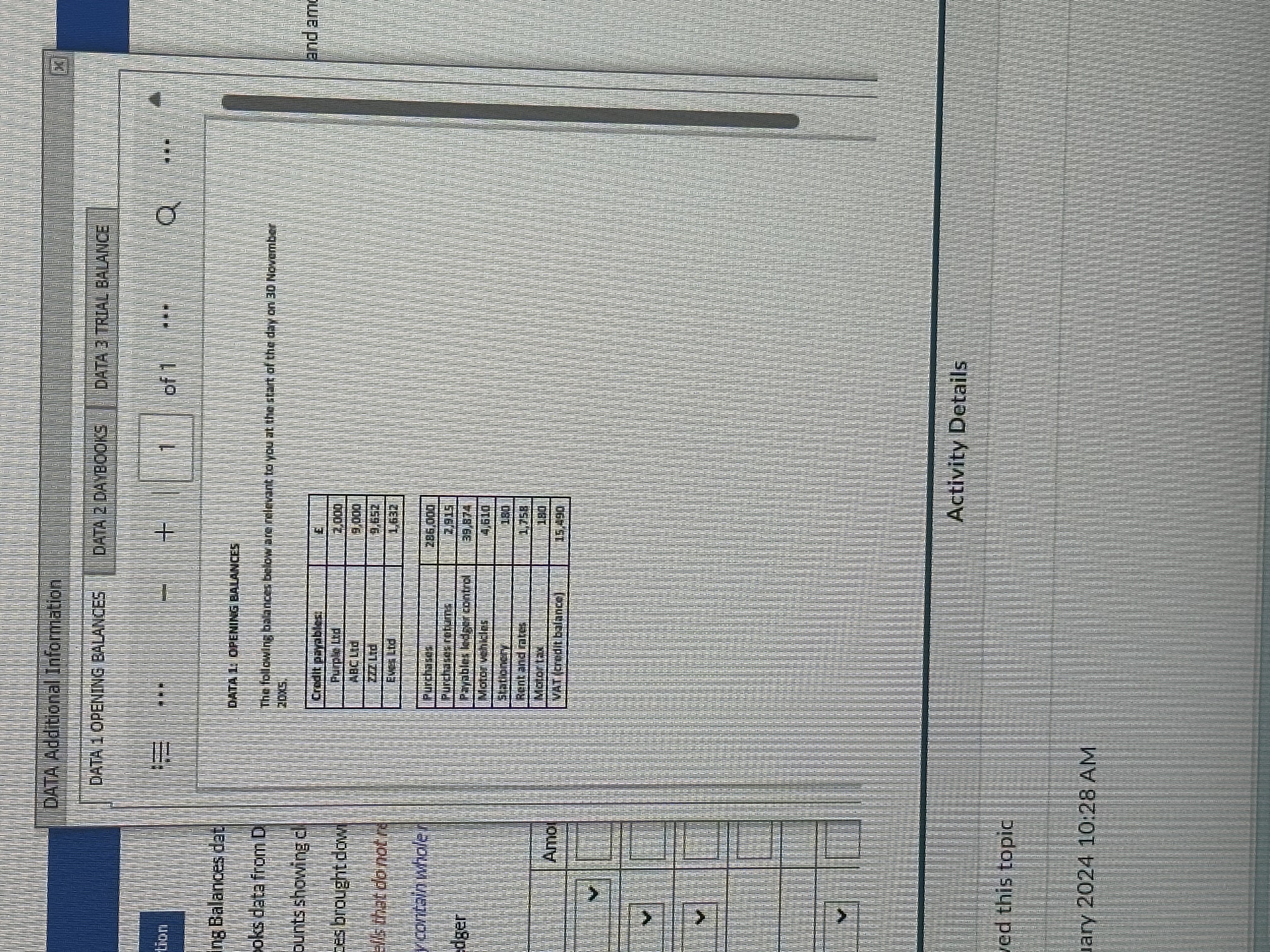 Practice Consolidation Test , Consolidation Test