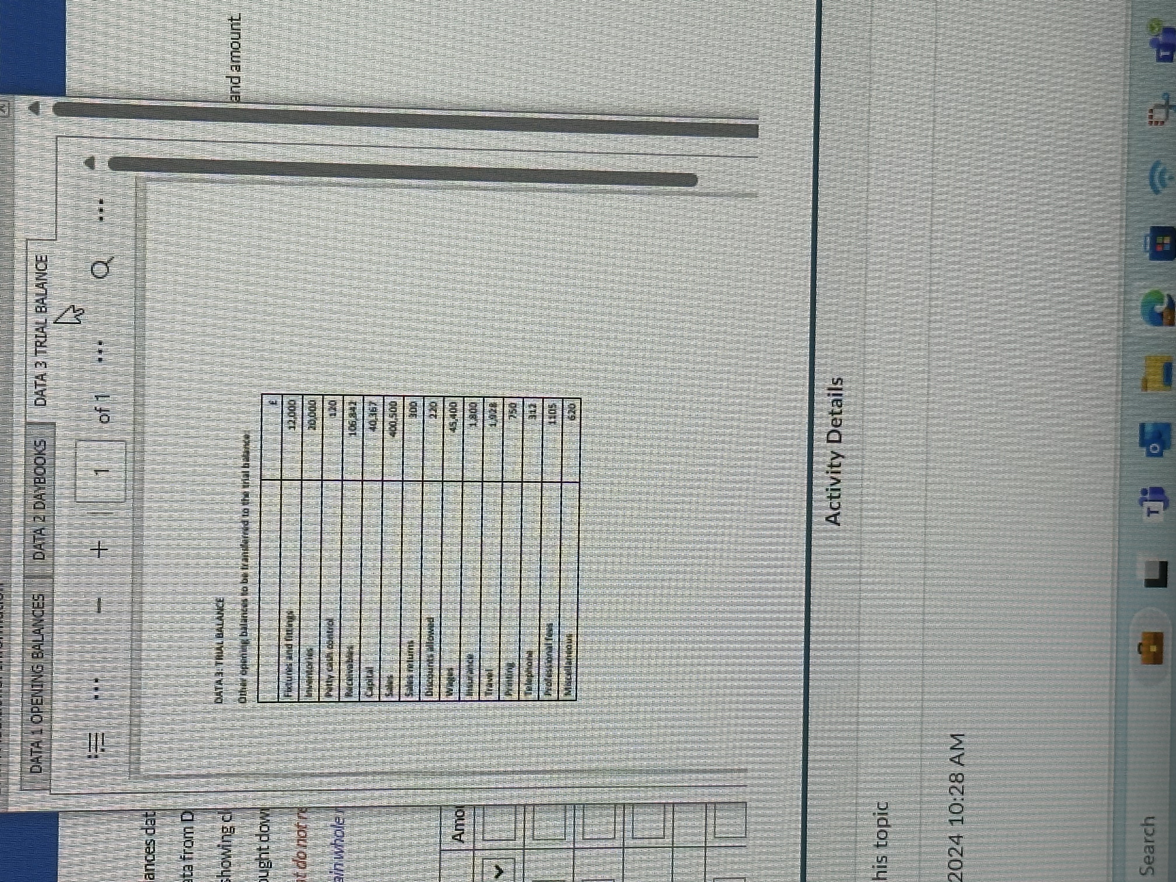 Practice Consolidation Test , Consolidation Test