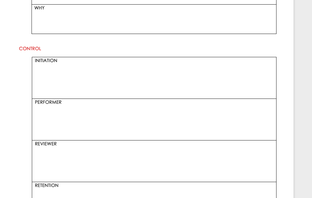 Vendor Master Data File Control - Review