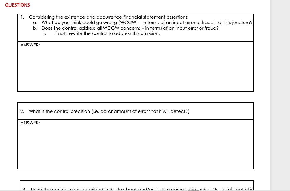Vendor Master Data File Control - Review