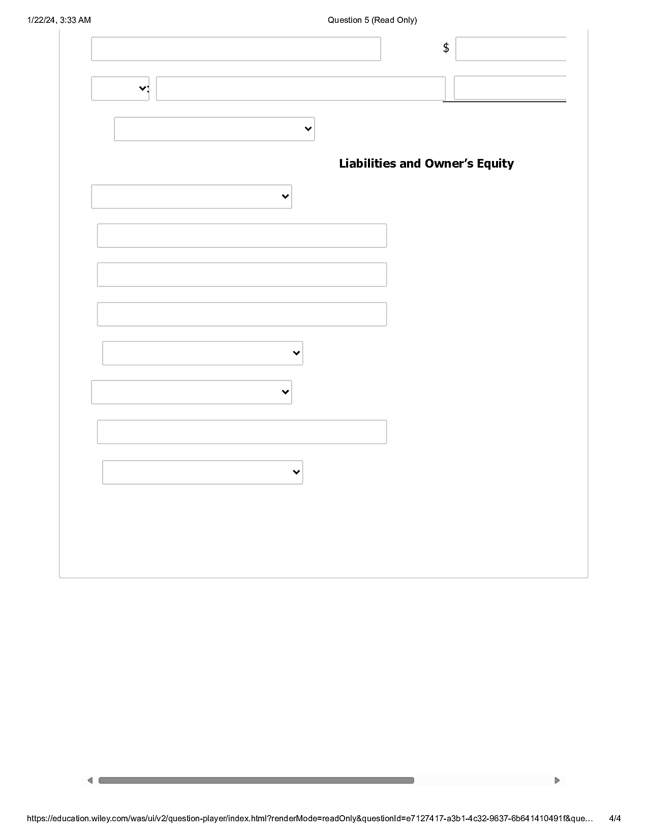 1/22/24, 3:33 AM Question 5 (Read Only)