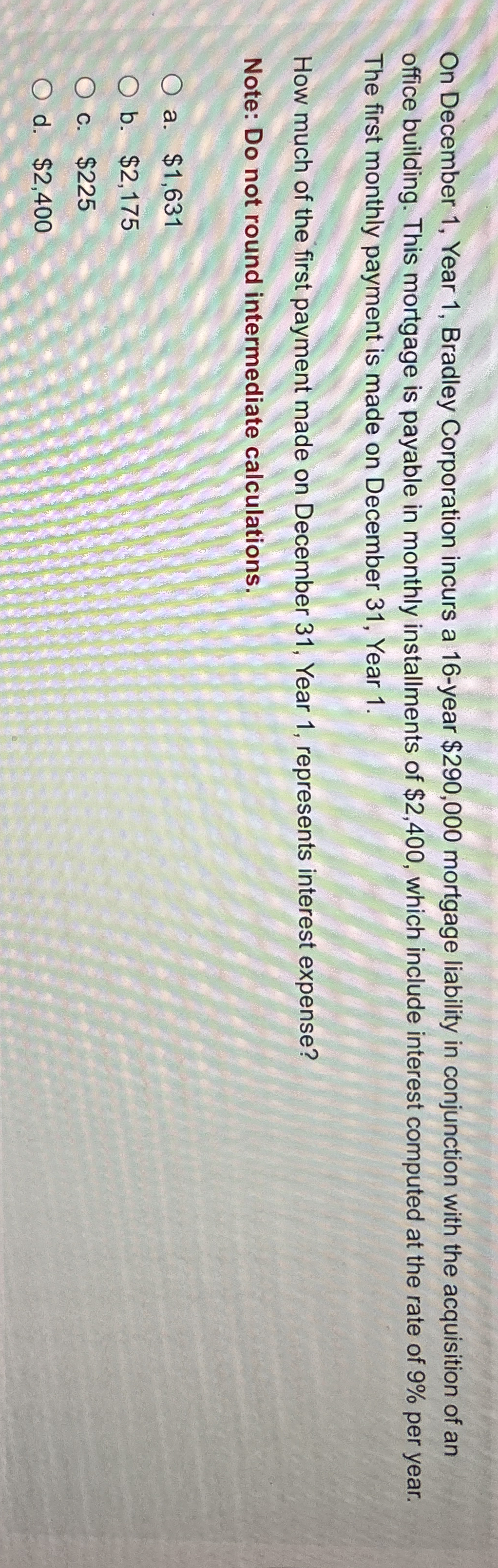 On December 1 , Year 1 , Bradley Corporation