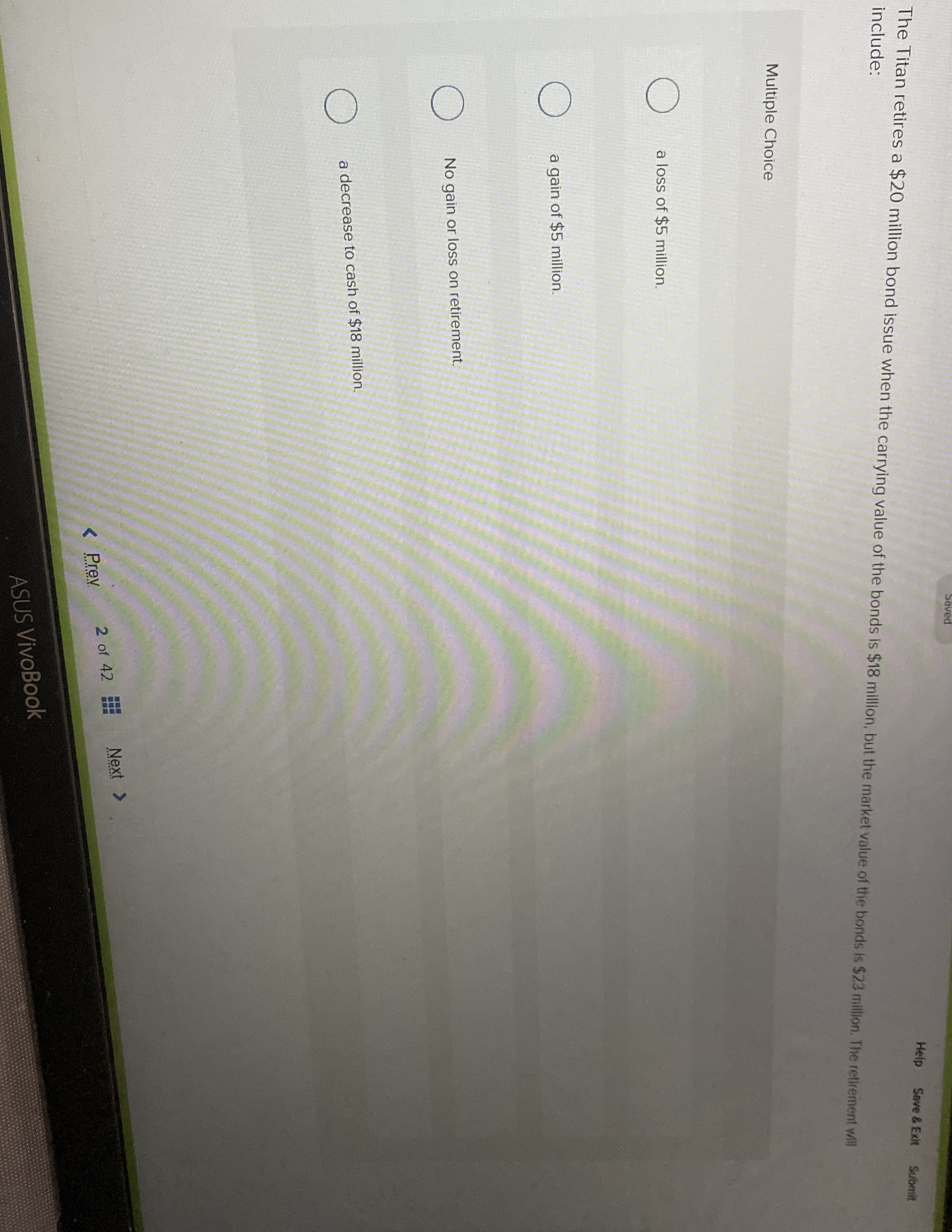 Help Sove & Exit Submit The Titan retires a $ 2 0