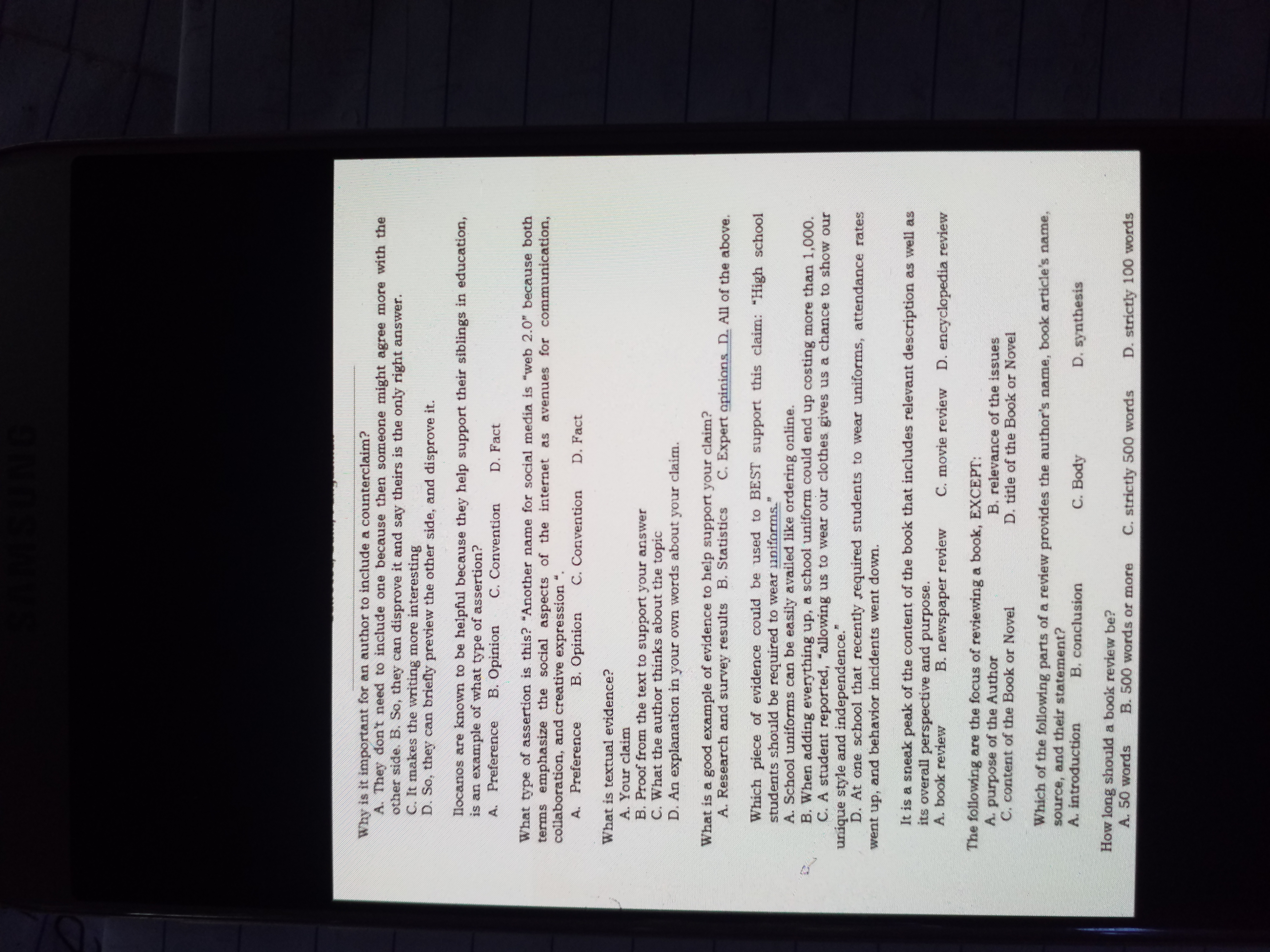 answer this Why is it important for an author to