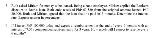 indicate the step-by-step computation (complete)