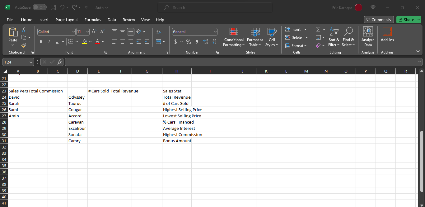 1. Durham Travel (50 Points) Data File needed for
