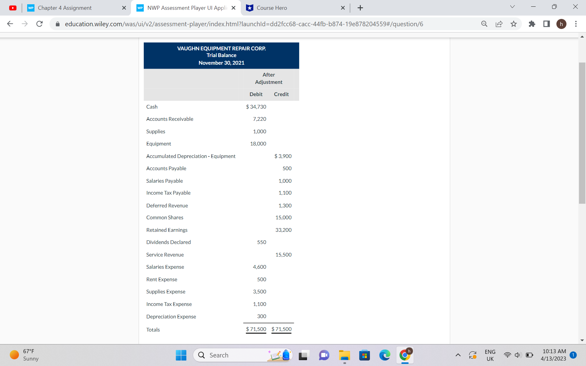 needed help with a accounting question please