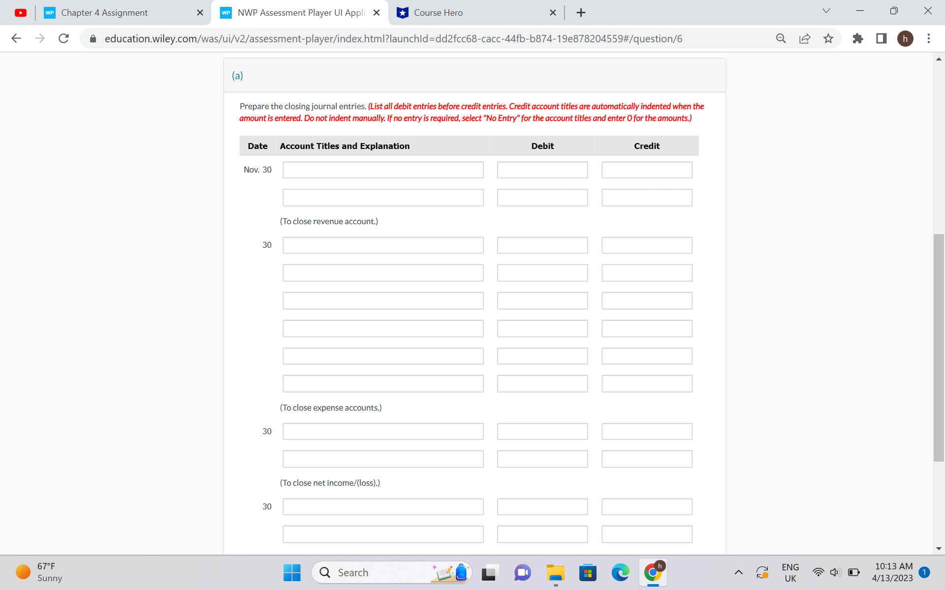 needed help with a accounting question please