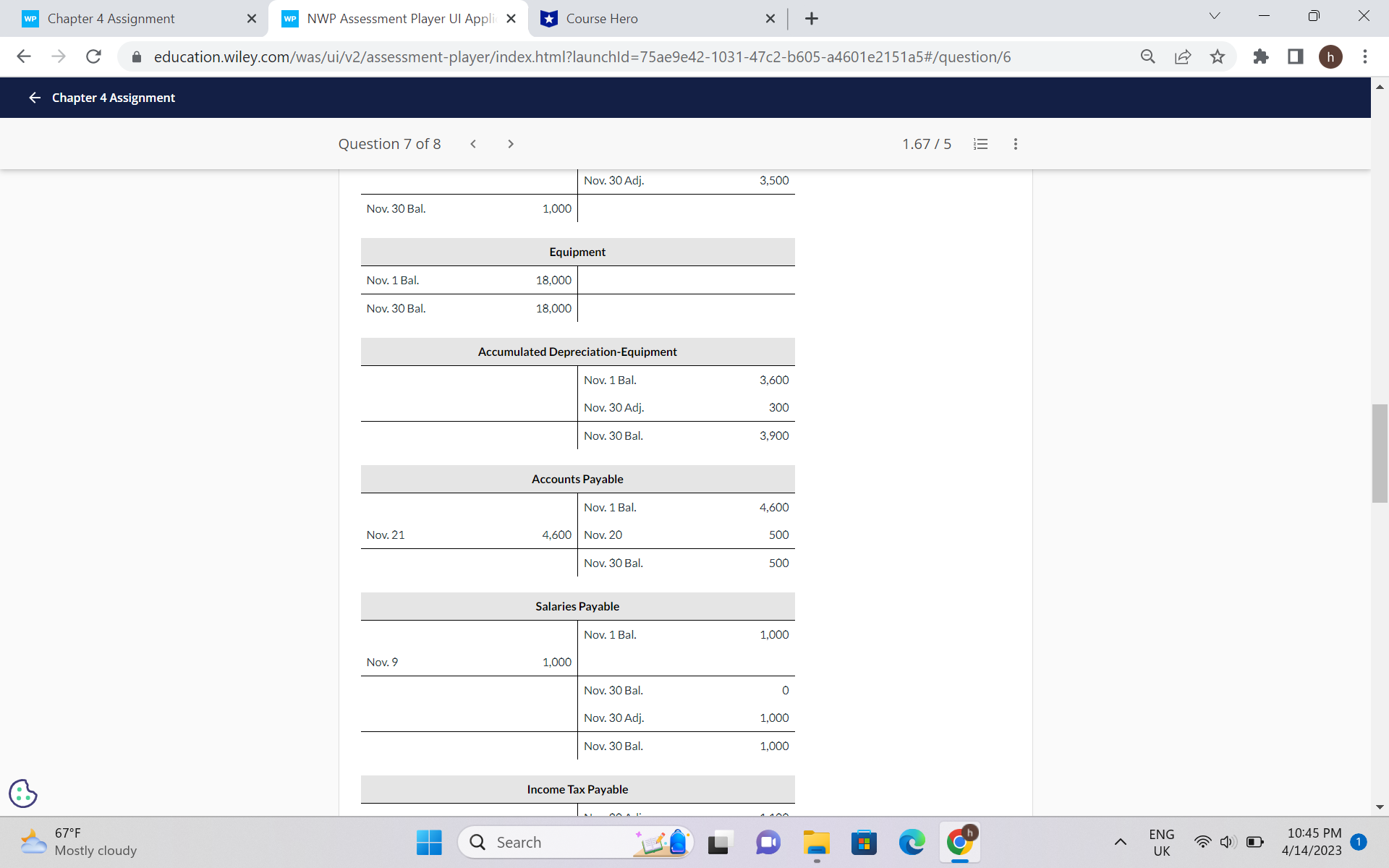 needed help with a accounting question please