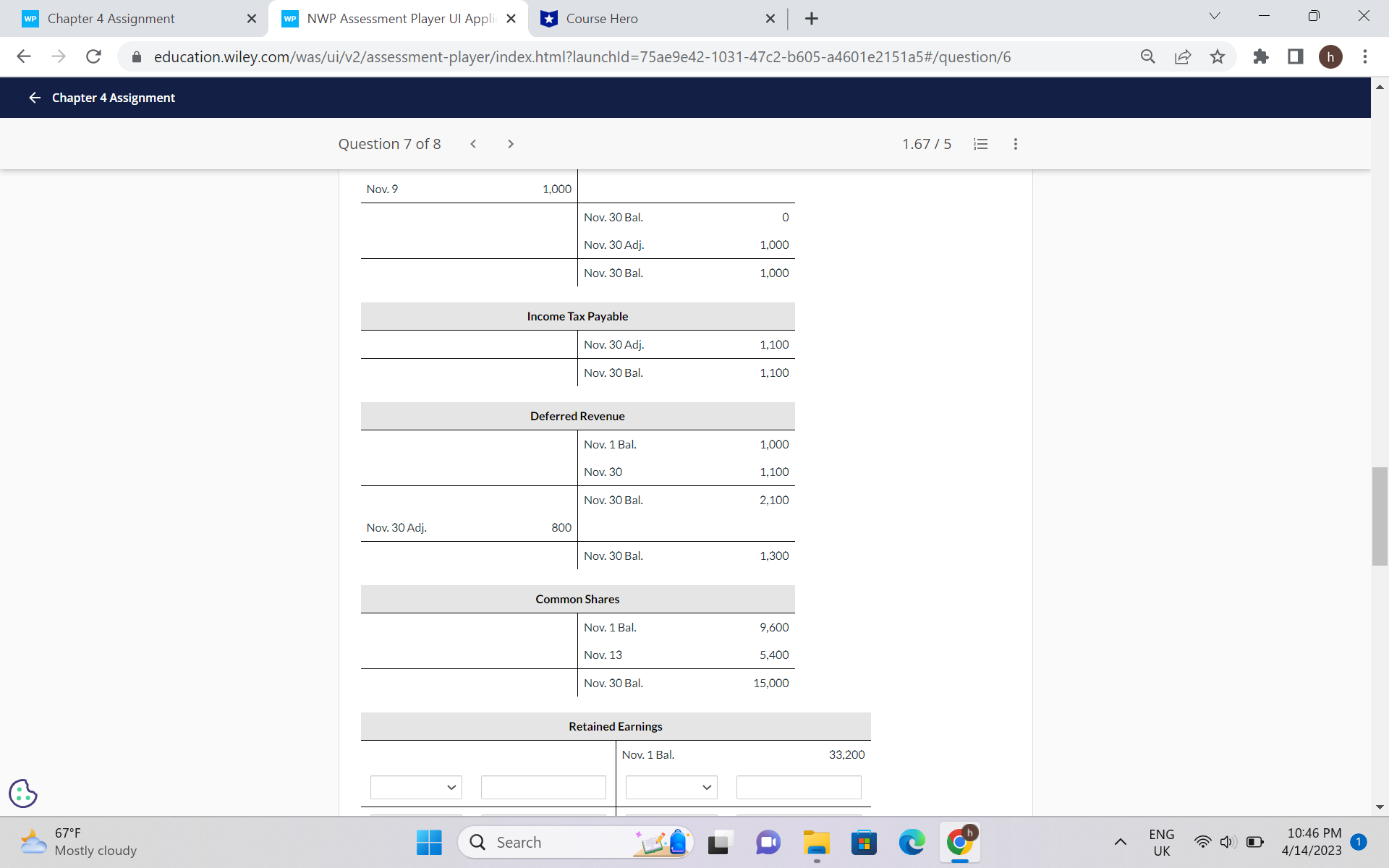needed help with a accounting question please