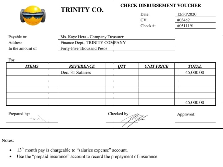 Hello I post this complete picture and accounting