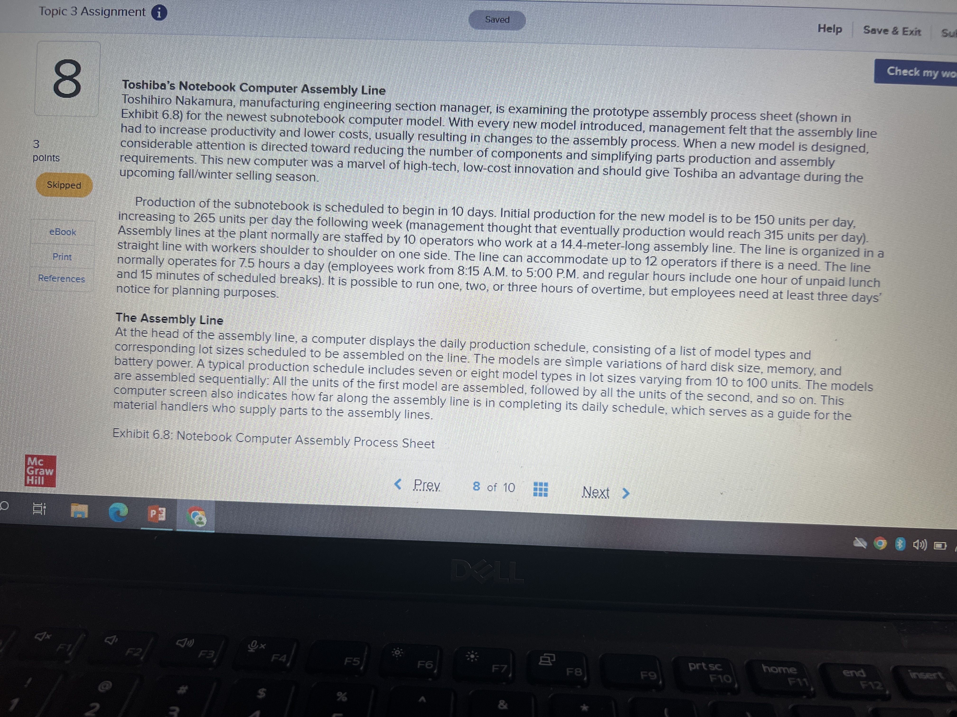 Saved Help Save & Exit Su Topic 3 Assignment i