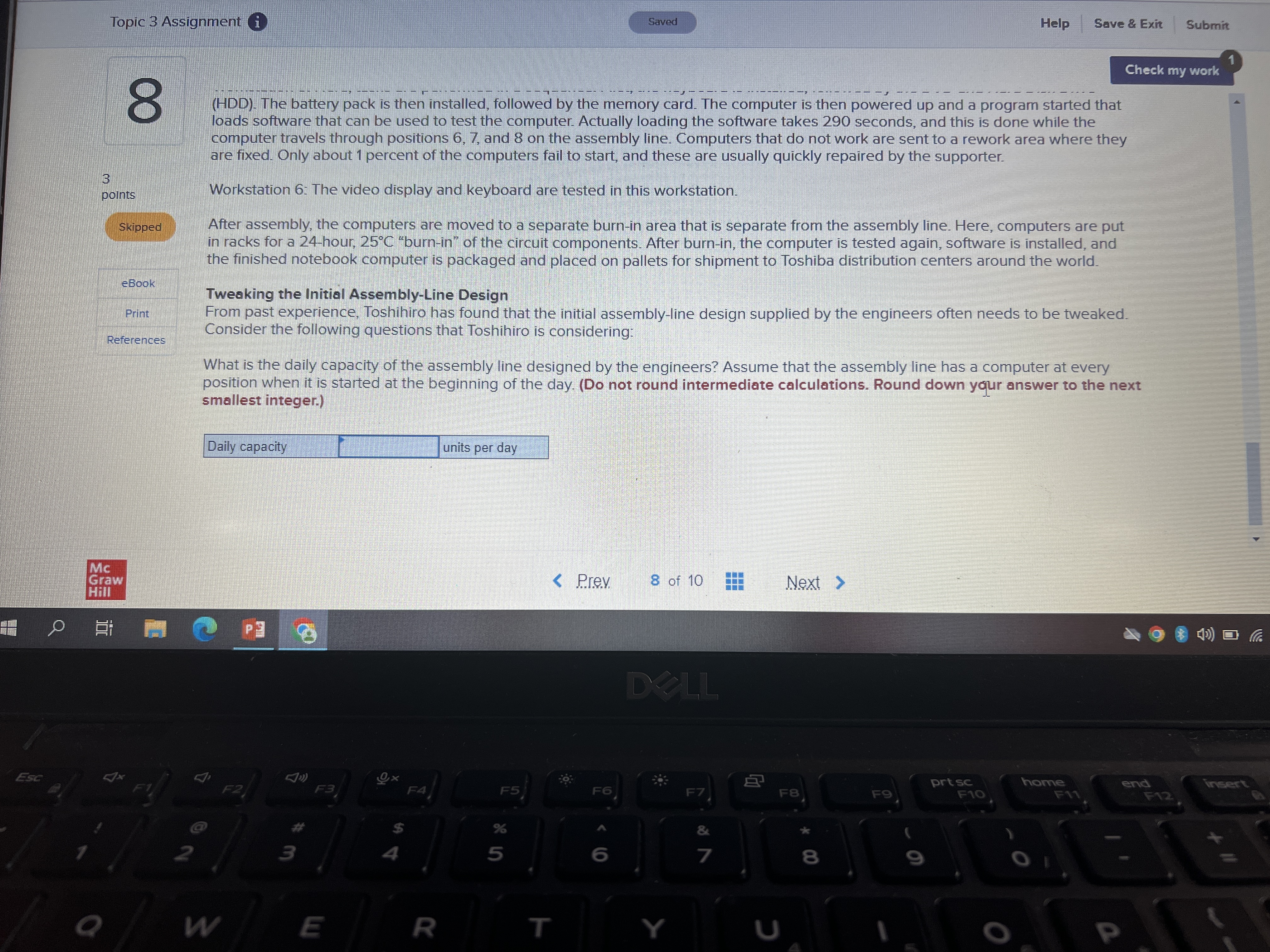 Saved Help Save & Exit Su Topic 3 Assignment i
