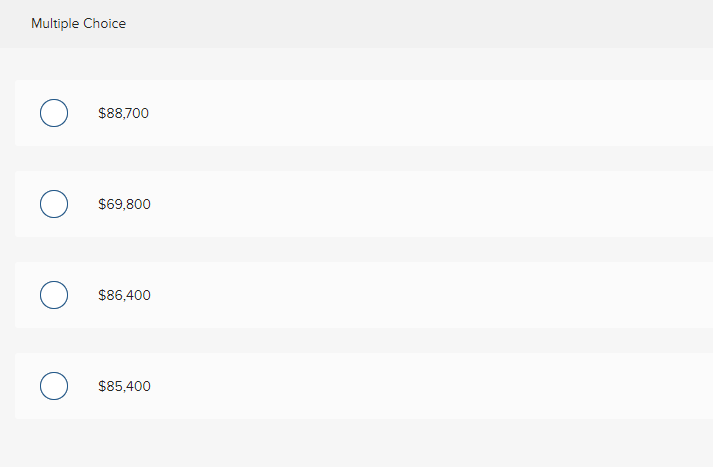 The following information is provided for Sacks