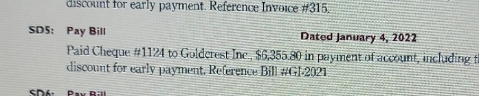 discount for early payment. Reference Invoice