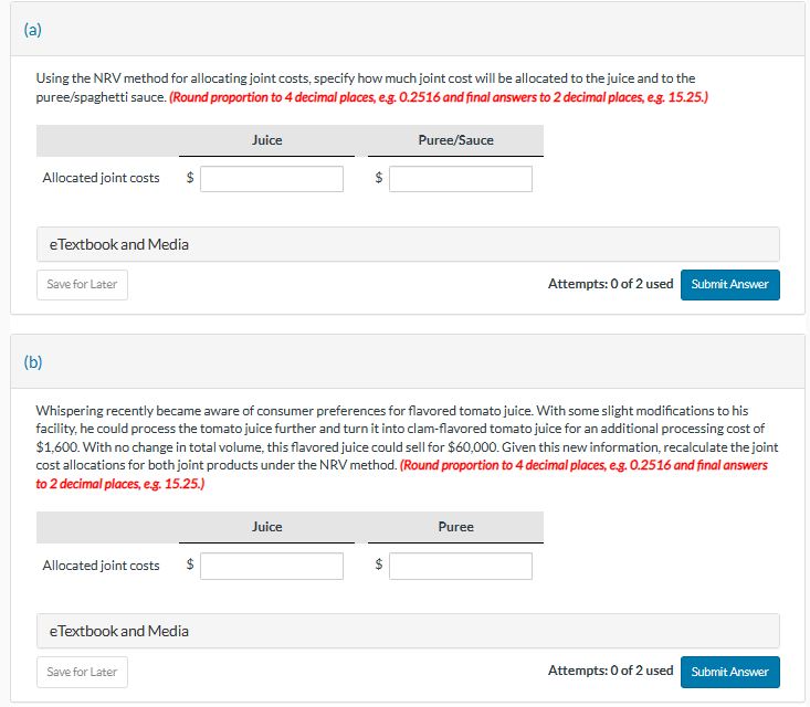 Whispering & Sons produces tomato juice and