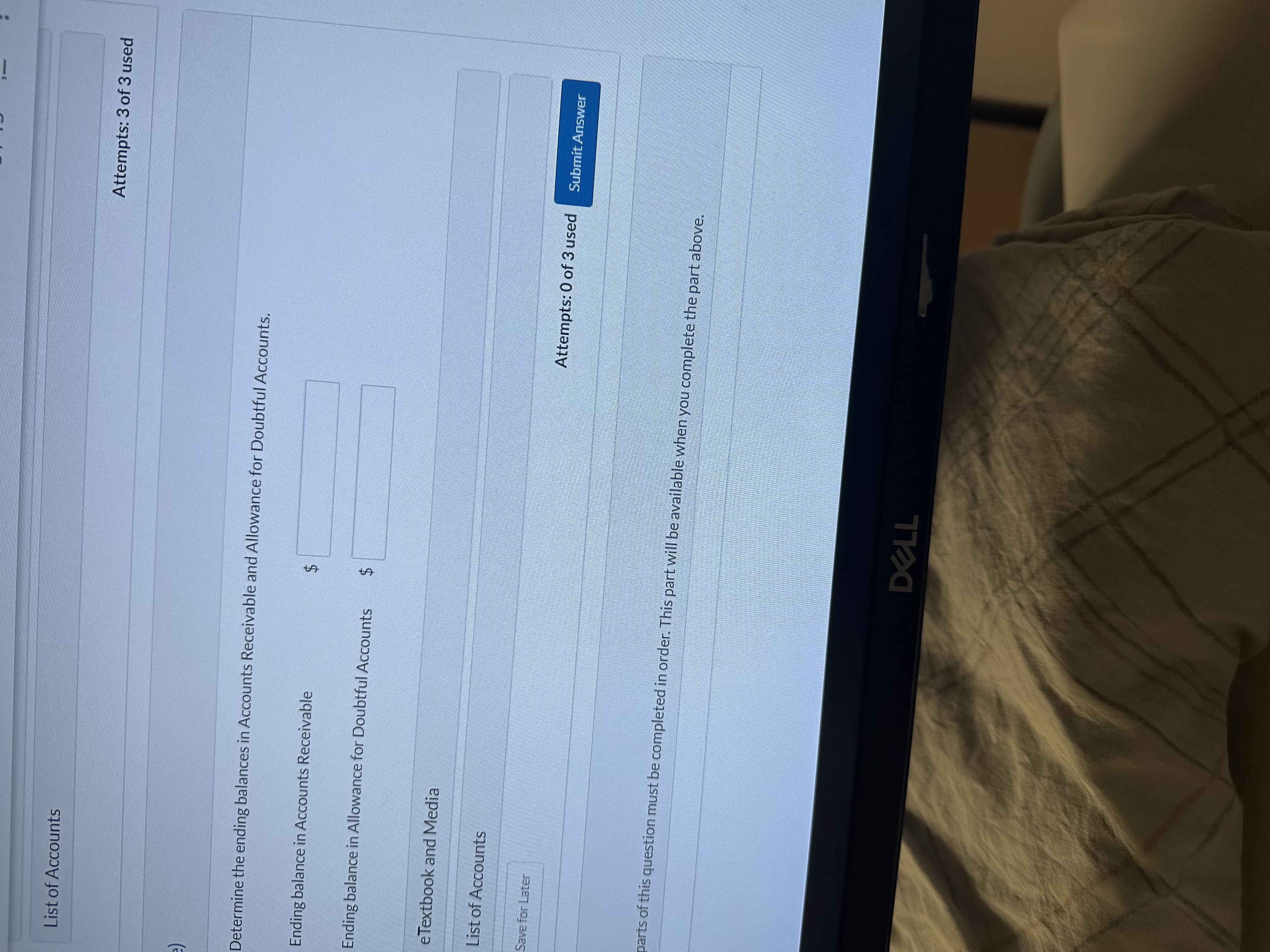 Current Attempt in Progress At the beginning of