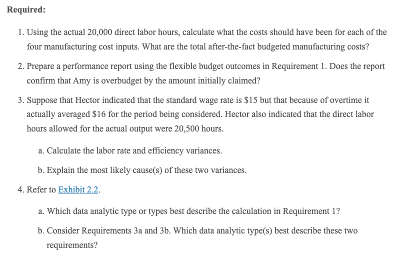 Budgeting and Variance Analysis Using Only a