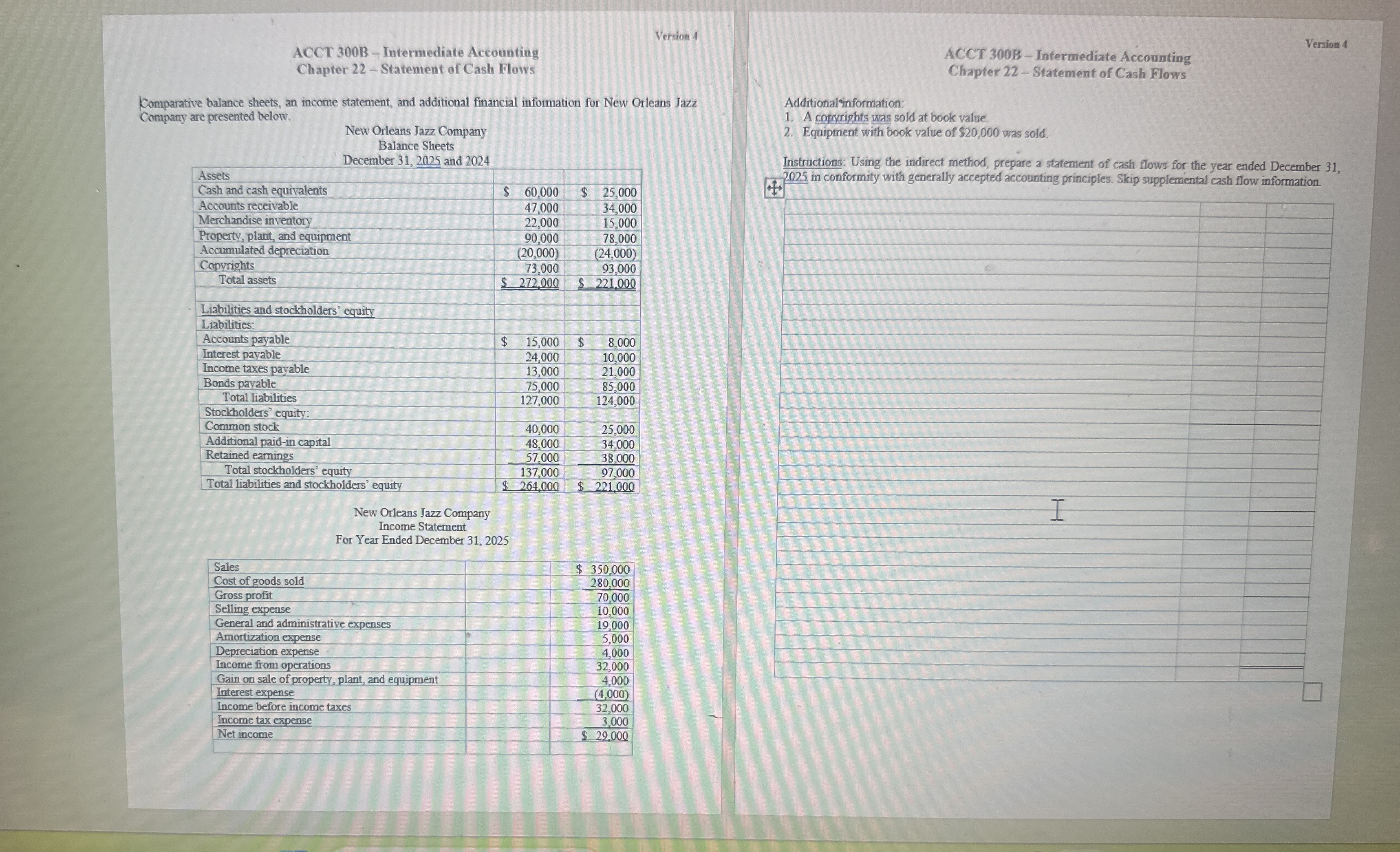 Version 4 ACCT 3 0 0 B - Intermediate Accounting