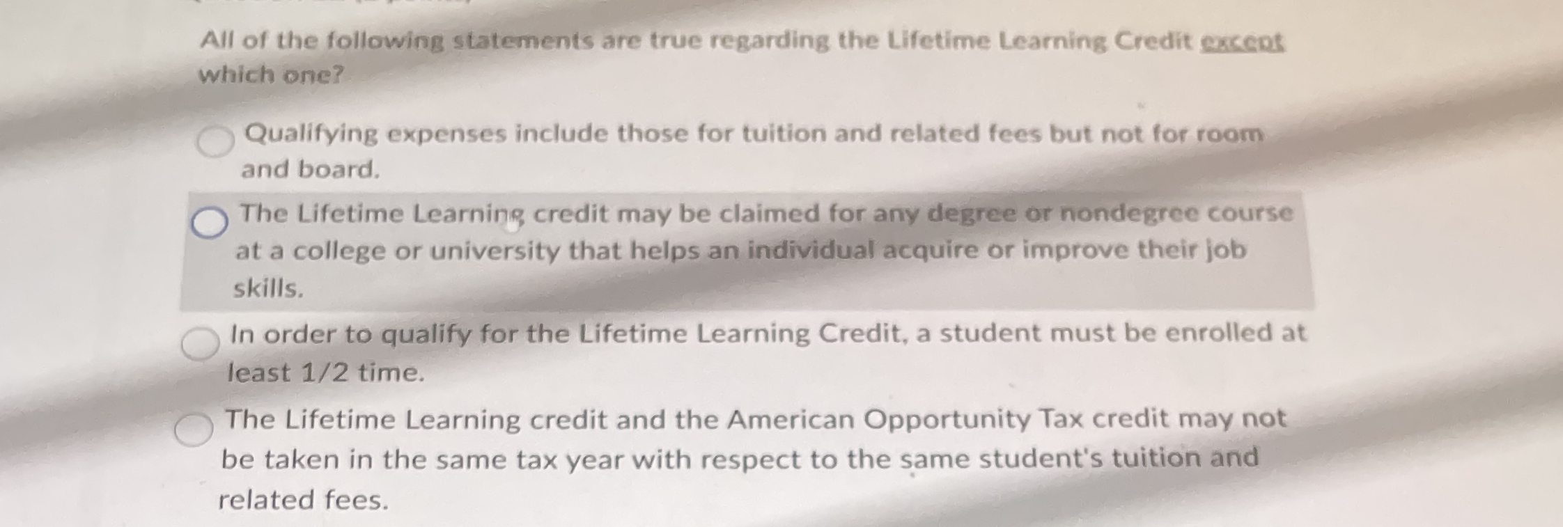 All of the following statements are true