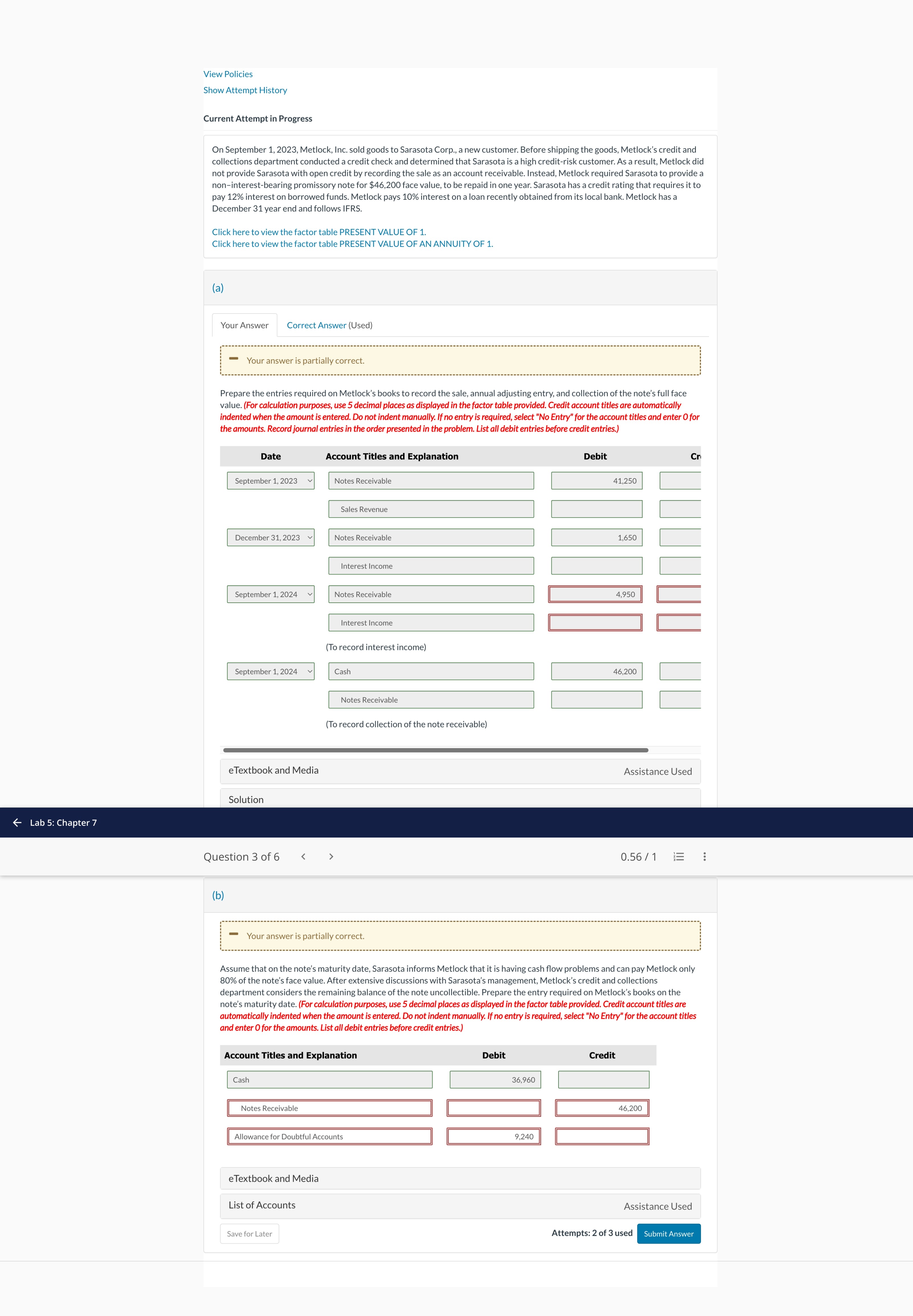 ( b ) - Your answer is partially correct. Assume