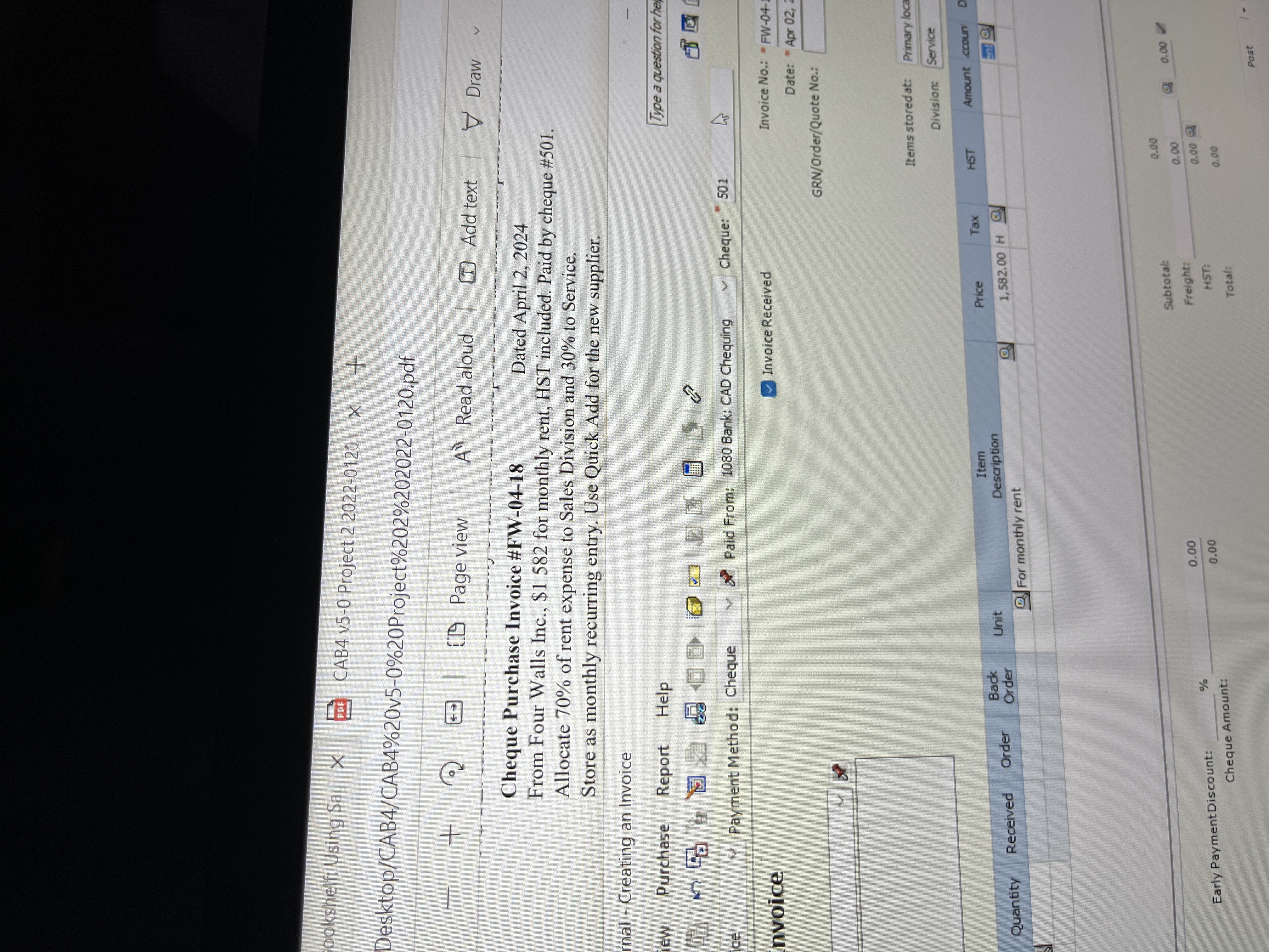 ookshelf: Using Sac X BE CAB4 v5-0 Project 2