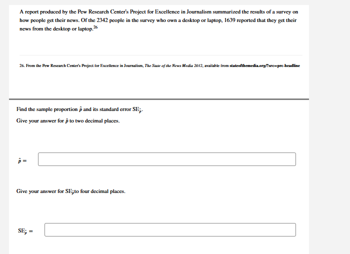 answer this A report produced by the Pew Research