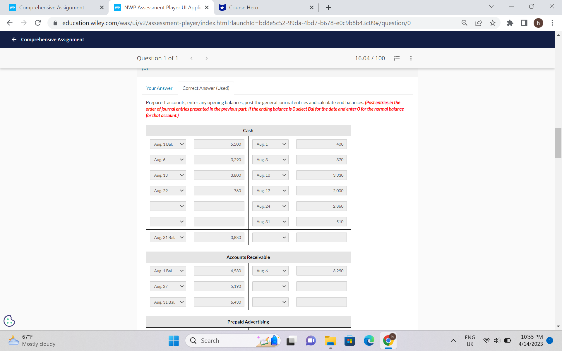 good evening needed help with a accounting