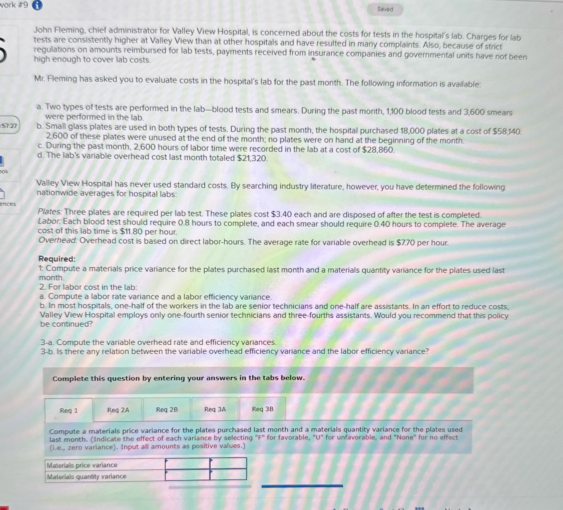 work #9 i Saved John Fleming, chief administrator