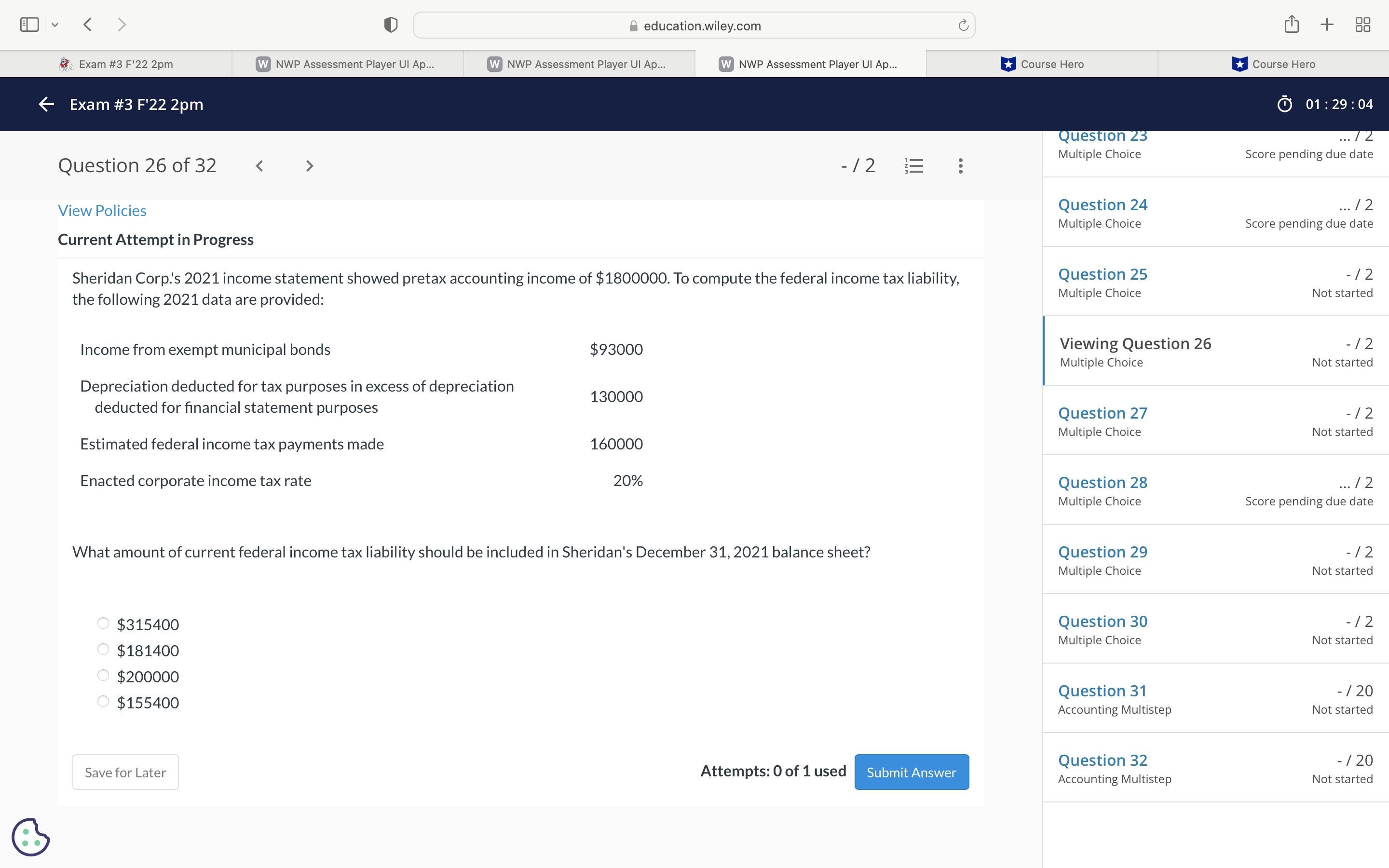 v < 3 Exam #3 F'22 2pm 6 Exam #3 F'22 2pm 0