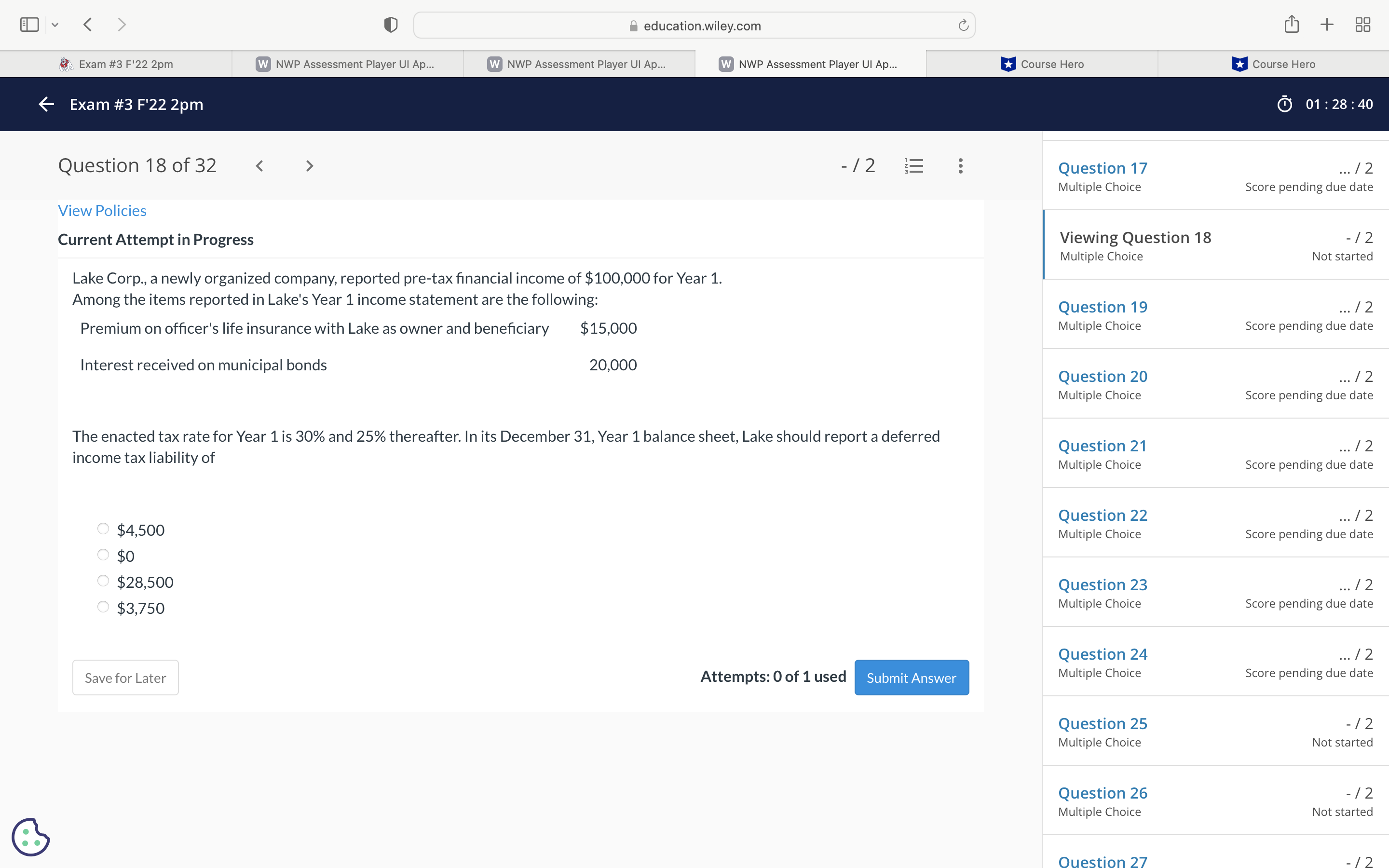 v < 3 Exam #3 F'22 2pm 6 Exam #3 F'22 2pm 0