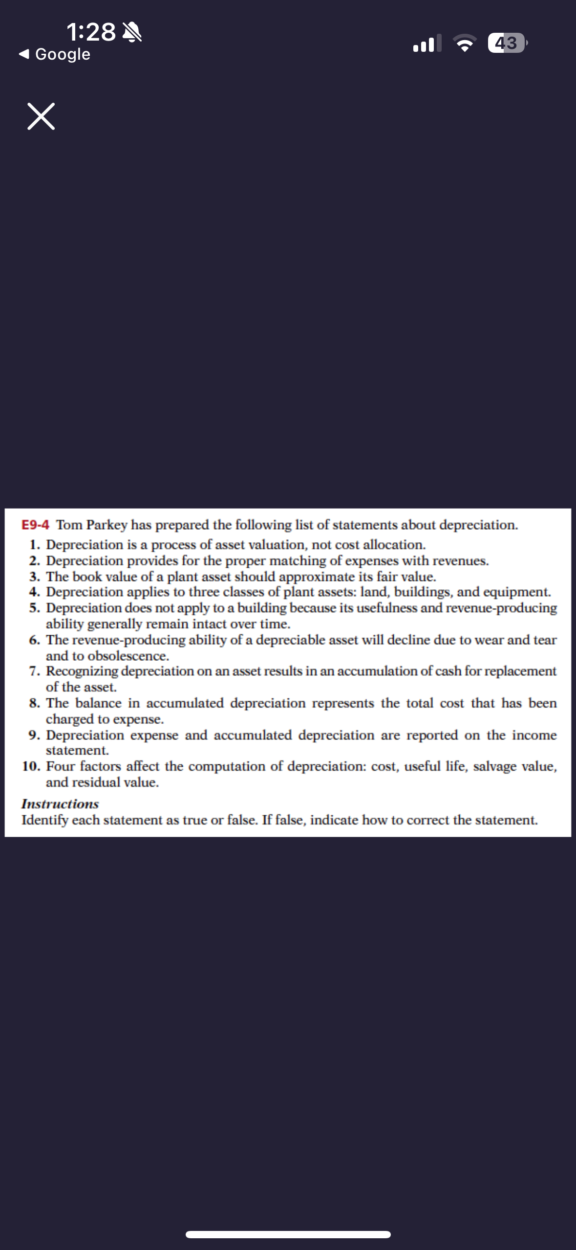 1 : 2 8 Google 4 3 E 9 - 4 Tom Parkey has