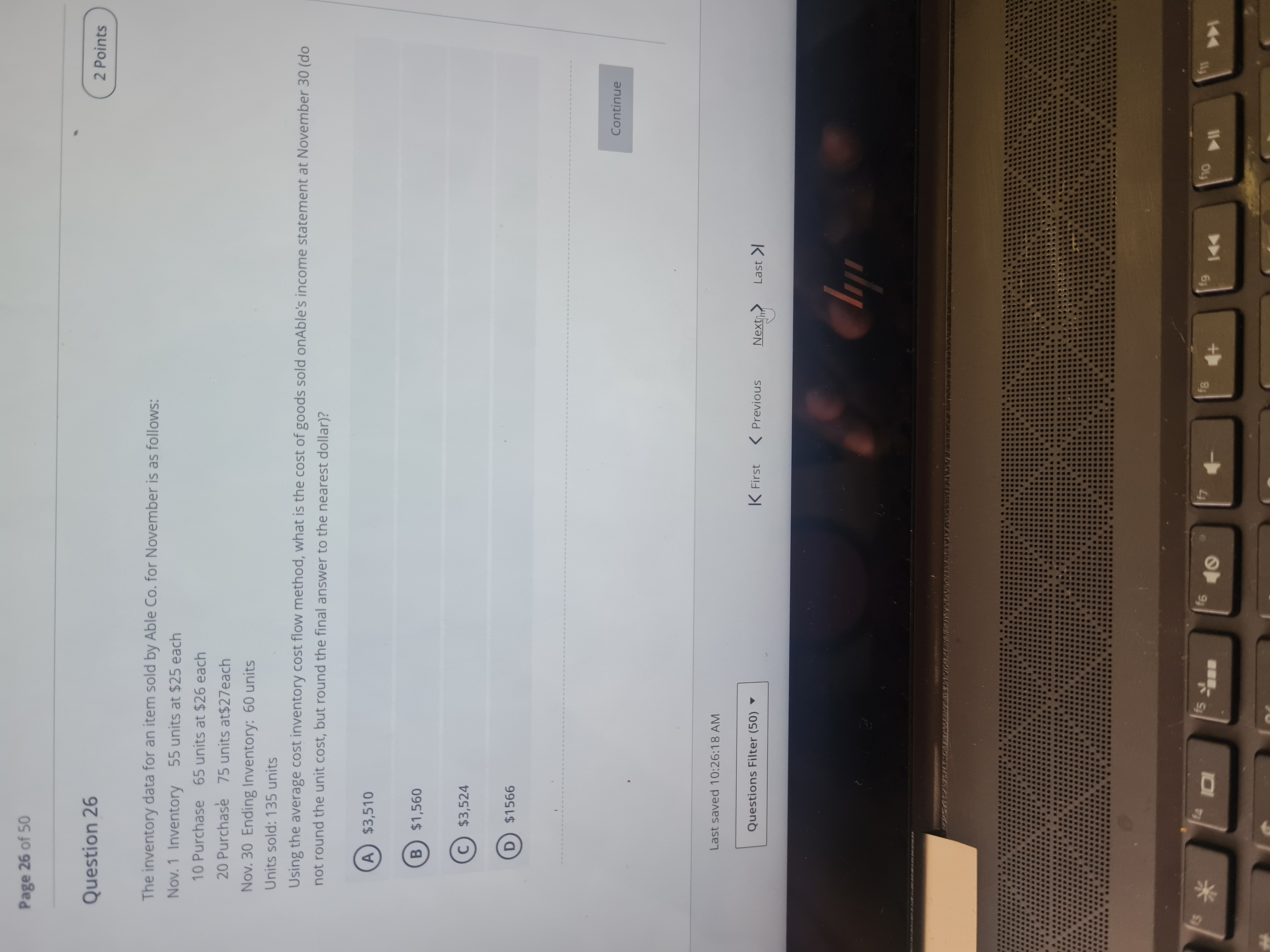 Question 15 2 Points The following is a single -