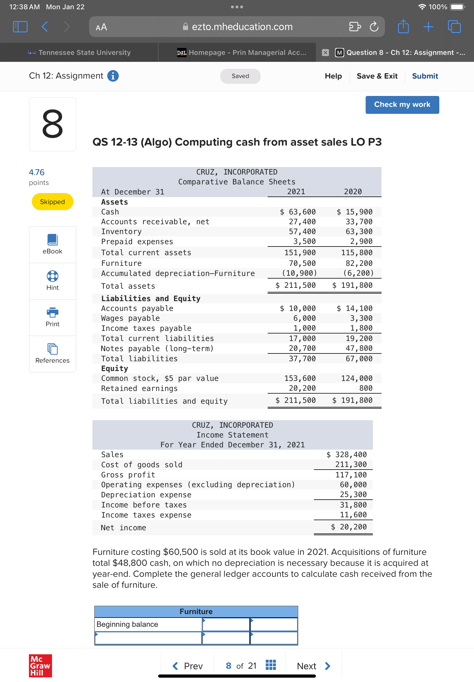 12:38 AM Mon Jan 22 I Lbea I #