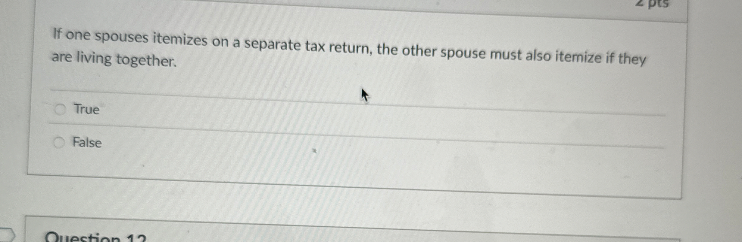 If one spouses itemizes on a separate tax return,