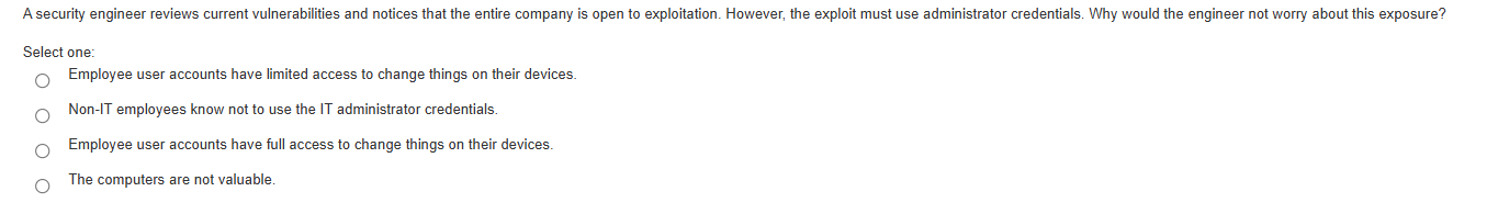 qw Asecurity engineer reviews current
