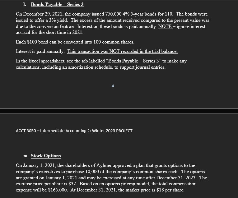 THE COMPANY: Aylmer Industries Inc. (Aylmer) has