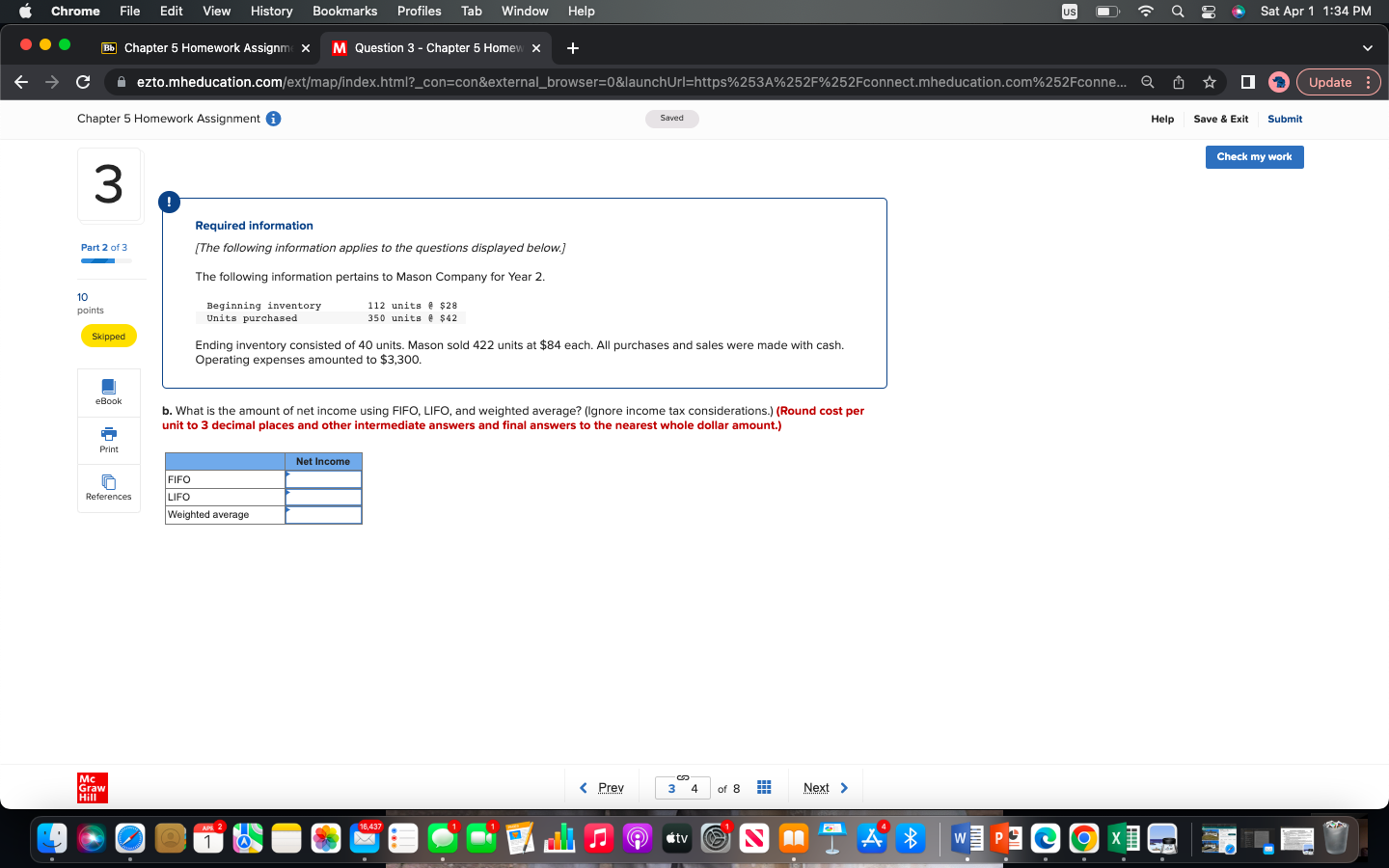 Chrome File Edit View History Bookmarks Profiles