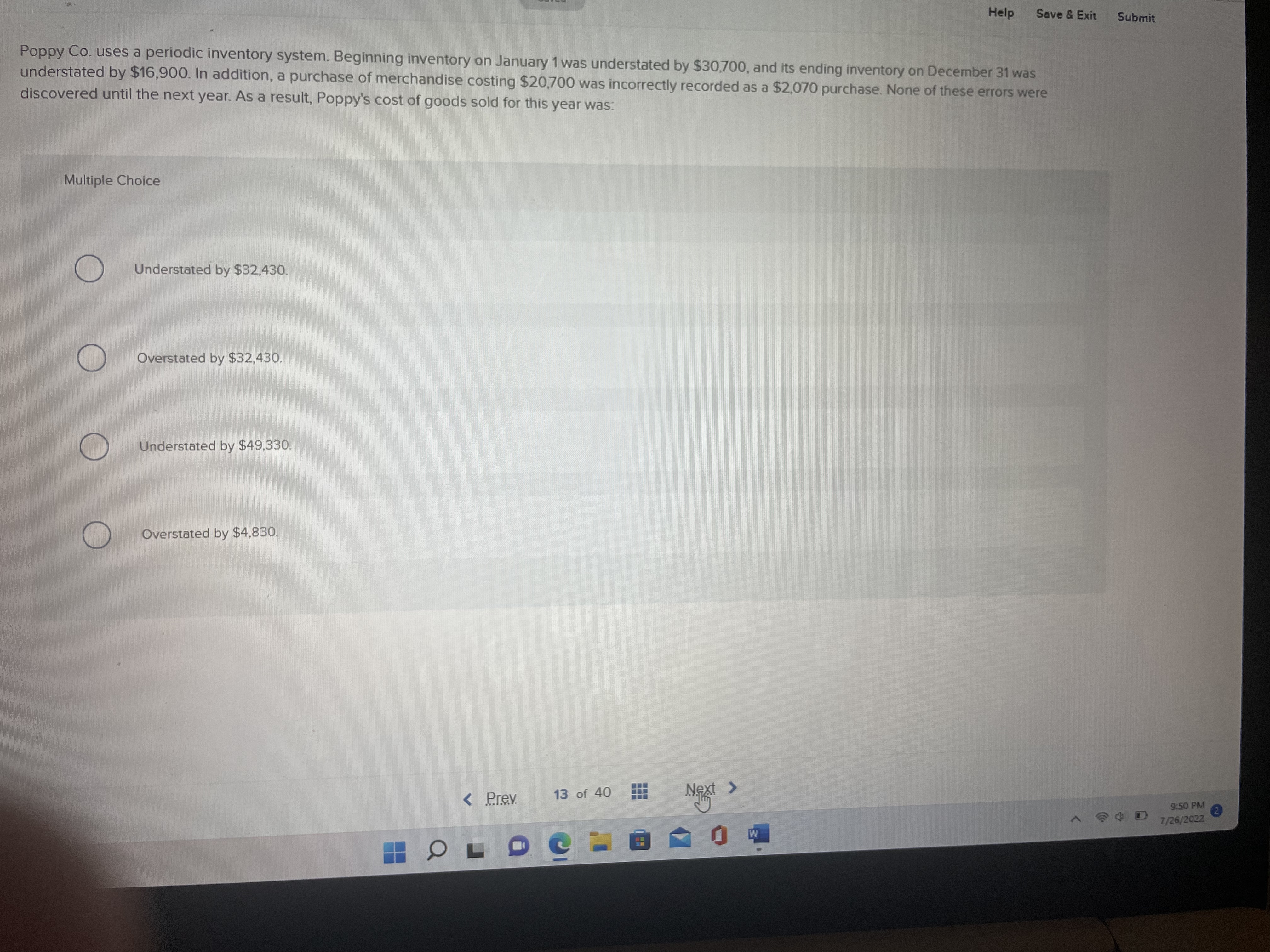 ave & Exit Submit Haskell Corporation has