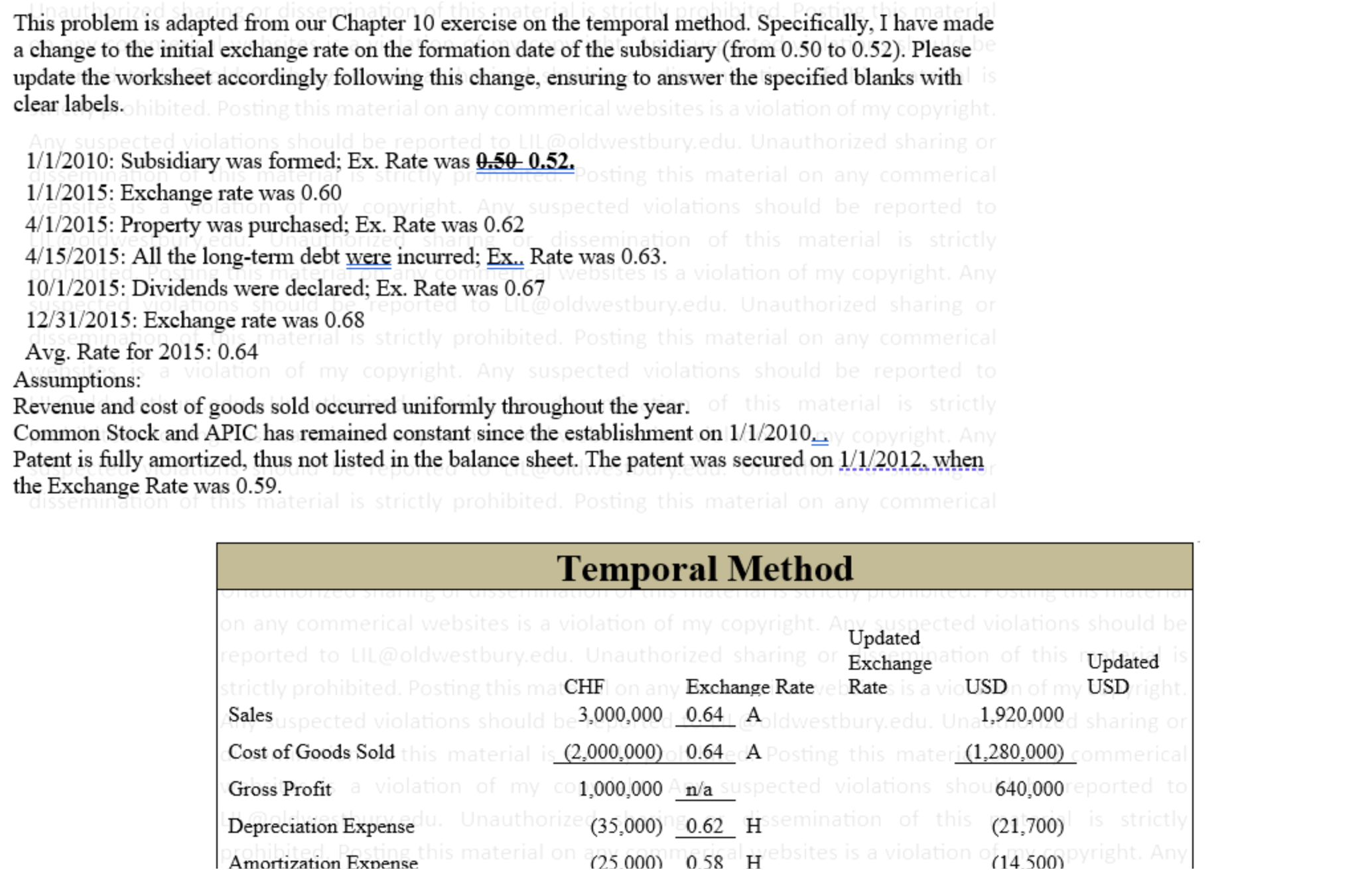 This problem is adapted from our Chapter 10